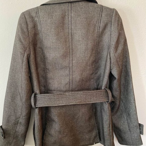 Banana Republic Plaid Belted Jacket - Picture 3 of 5